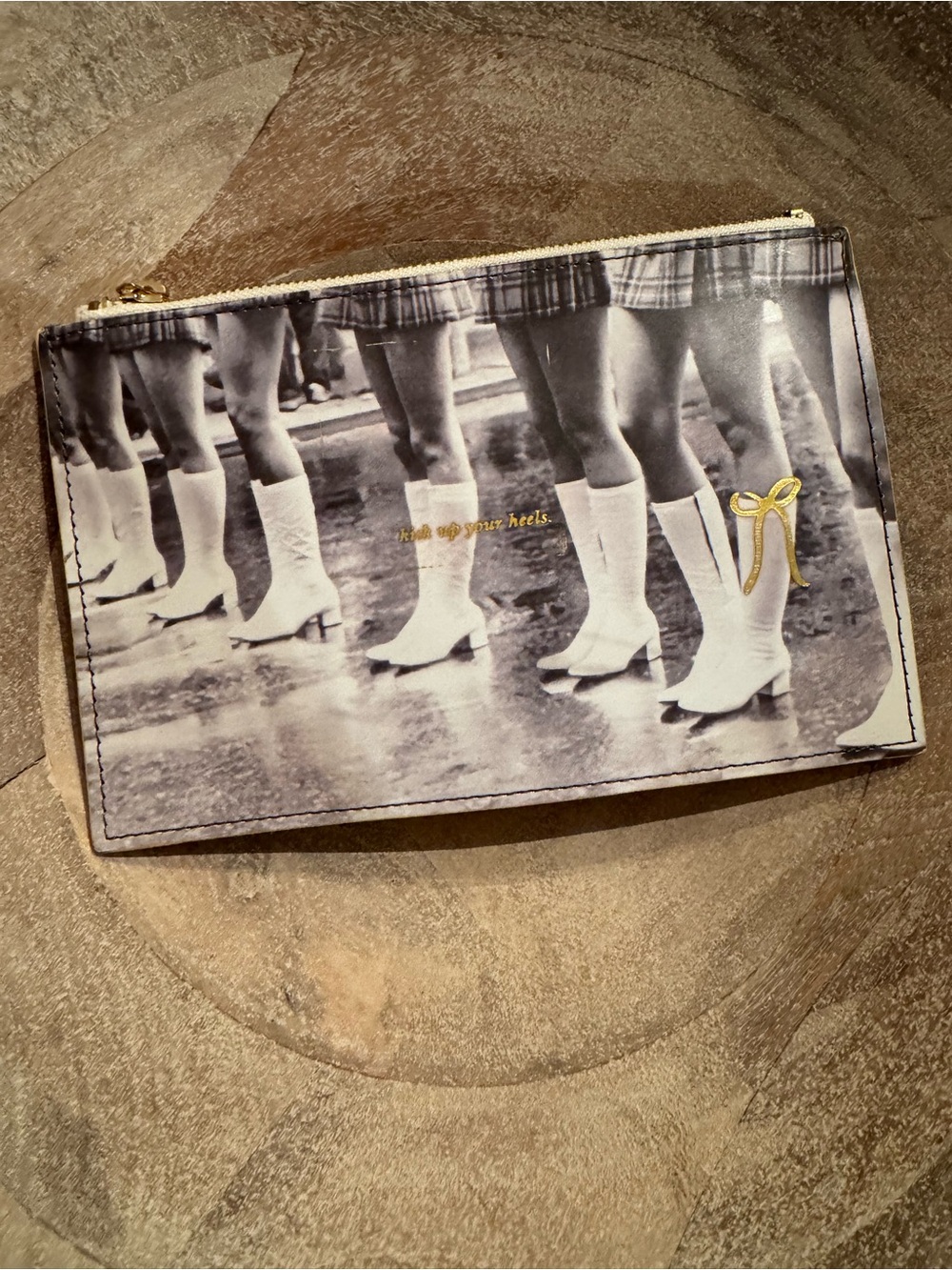 kate spade Black & White Photo Print Zip Pouch - Picture 4 of 5